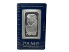 PAMP Suisse 1 oz .999 Fine Silver Bar Lady Fortuna Assay Card Sealed Certified