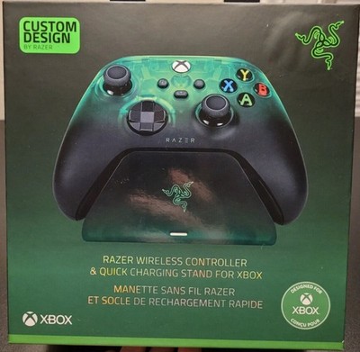 NEW SEALED!!! RAZER XBOX WIRELESS CONTROLLER & CHARGING STAND RZ87-04720400-B3U1