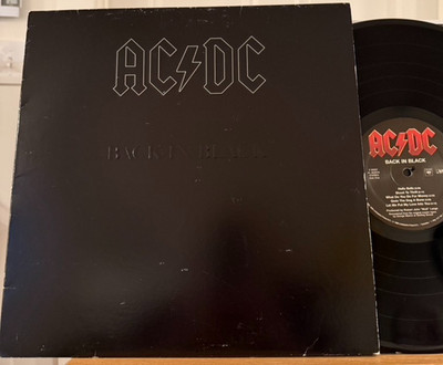 AC/DC Back In Black Vinyl LP Coumbia E 80207 180g Remastered 2003 Hells Bells