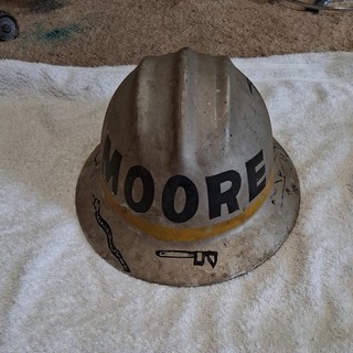 Vintage E.D. Bullard "Hard Boiled" Aluminum Hard Hat