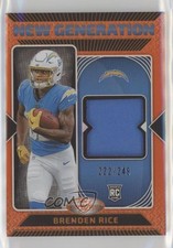 2024 Certified New Generation Jerseys Orange Mirror 222/249 Brenden Rice 1dt9