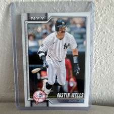 Topps 2024 Series 1 Austin Wells New York Yankees Baseball Card #220