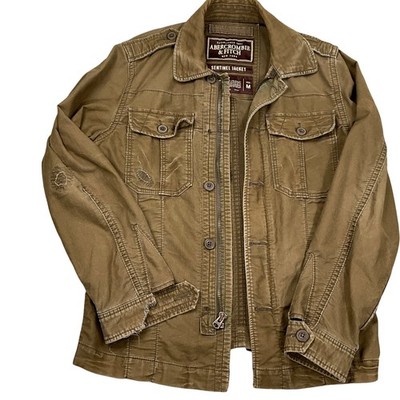 Abercrombie & Fitch Sentinel Jacket Mens Medium Olive Green