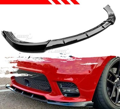 For Jeep Grand Cherokee SRT 17-21 Trackhawk 18-21 Front Bumper Glossy Black  Lip