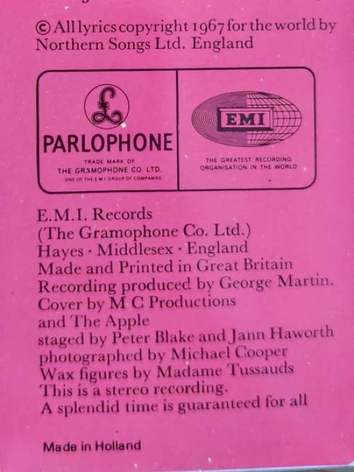 The Beatles Sgt. Pepper's Lonely Hearts Club Band · Lp · 1981, Foto 3 von 5