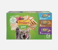 Purina Friskies Wet Cat Food Fish, Tuna, Mixed Grill Turkey-5.5oz/24ct