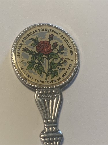 Vintage 4.75” Souvenir Spoon German American Volkssport Association Collectible - Picture 2 of 8