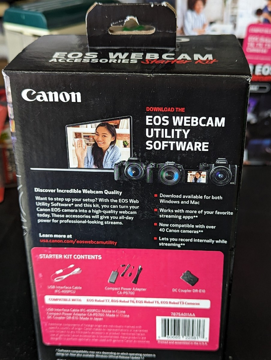 Eos Webcam Utility Canon Webcam Mac Canon Disk Utility Eos Utility - Main Image