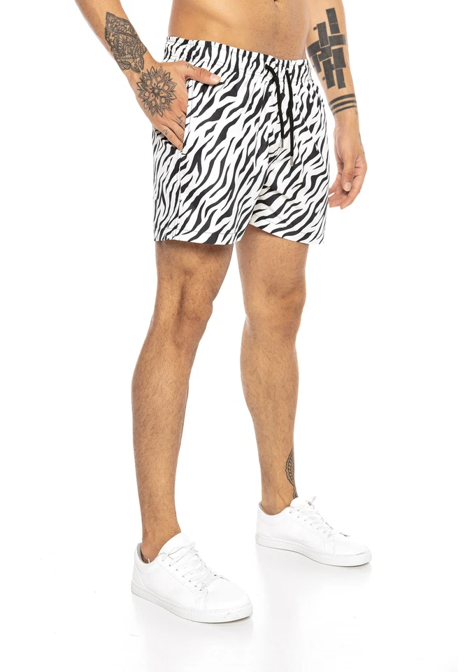 Redbridge Herren Shorts Kurze Hose Badeshorts Schwimmhose Badehose Tiger M4870 - Bild 4 von 4