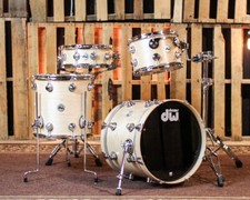 DW Collector's Maple SSC Natural Satin Oil Drum Set - 18,12,14,14sn - SO 1357437