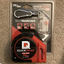 QuickDraw QD27/8M-PRO Pro Dual-Read 26' / 8M (Imp/Metric) Self Marking Measurer