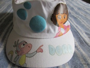 VGUC Nickelodeon Dora the Explorer Toddler Painters Hat