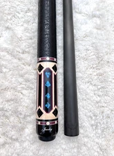 Jacoby Pool Cue w/ Choice Of V4 Black Carbon Shaft, FREE HARD CASE & JOINT CAPS