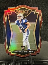 2020 Panini Select #175 Rodrigo Blankenship Red Prizm Die Cut Indianapolis Colts