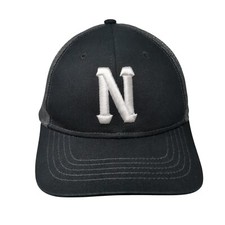 Letter N Snapback Mesh Back Trucker Hat Youth One Size Embroidered