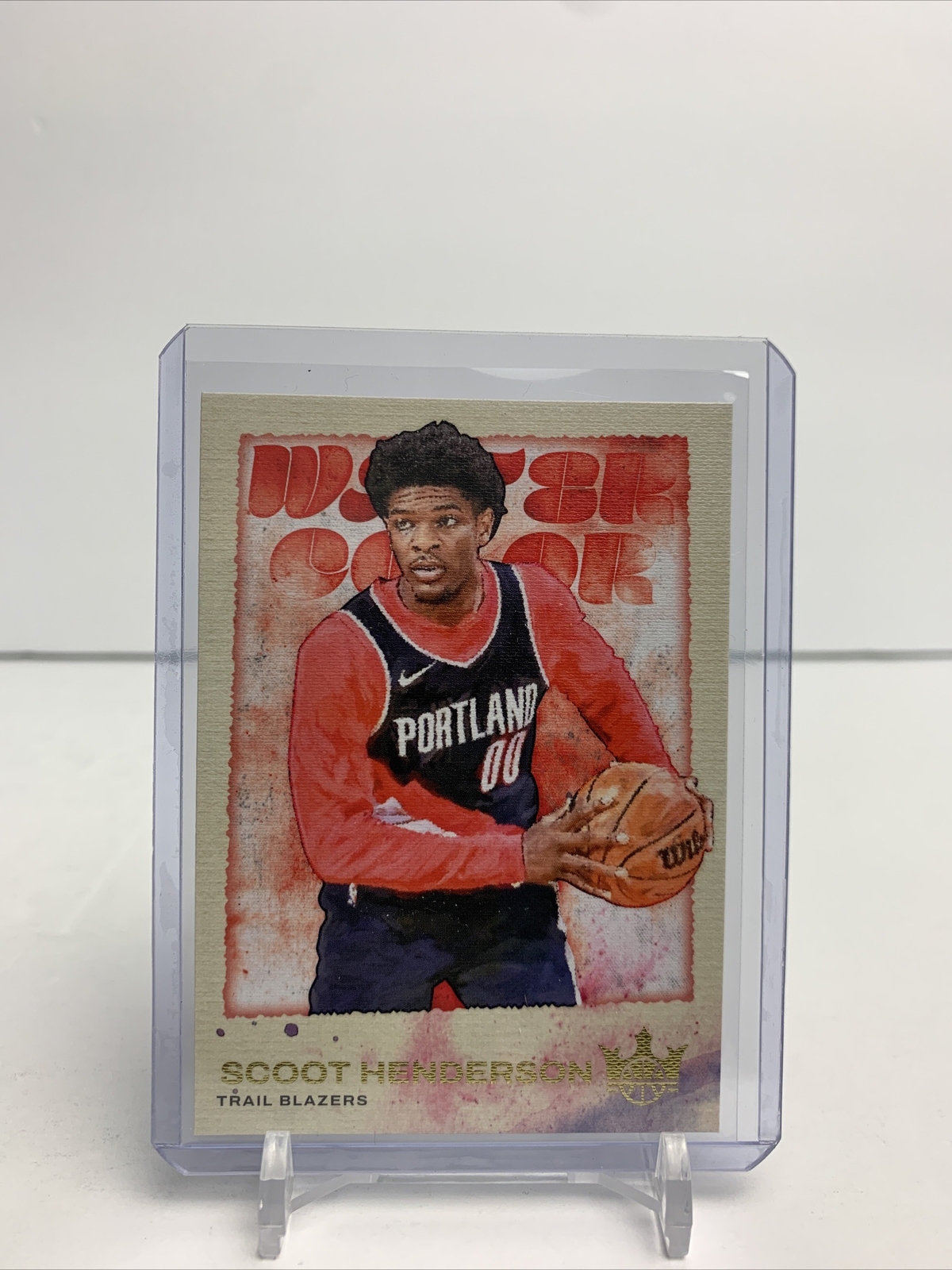 2023-24 Court Kings - Water Color #15 Scoot Henderson RC