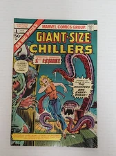 GIANT-SIZE CHILLERS #1 FEB 1975 MARVEL COMICS Frightful Fearful 1st Issue