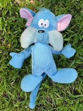 Vintage Tiny Toon Adventures Furrball 11" Plush Cat Playskool WARNER Bro.