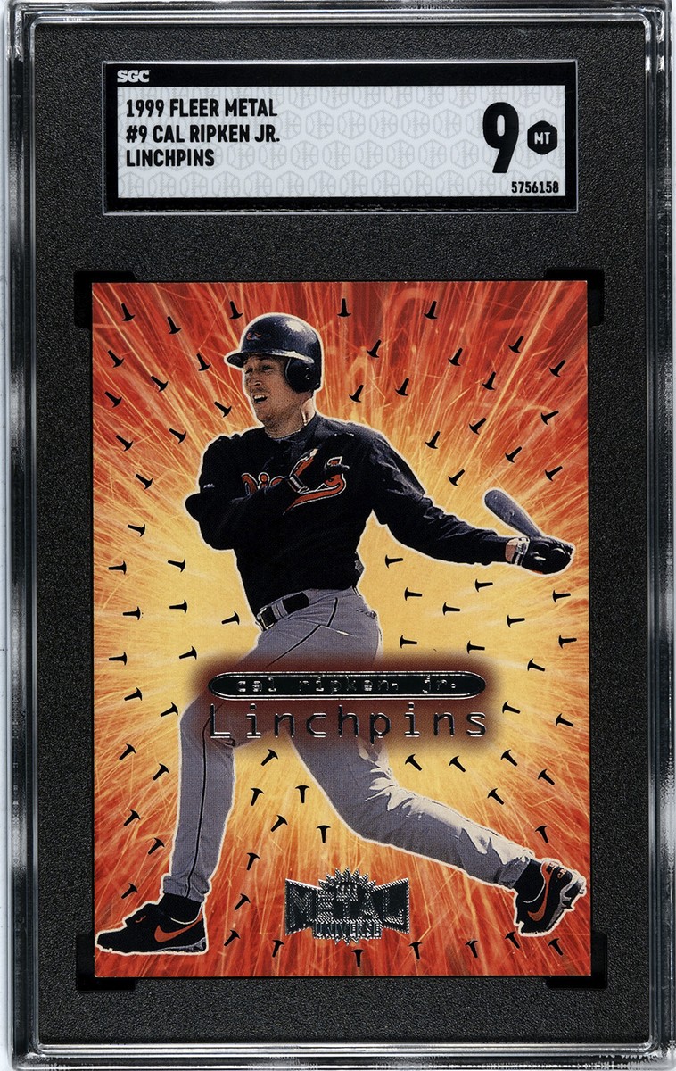 1999 Fleer Metal Universe 9 Cal Ripken Jr LINCHPINS SGC 9 MINT