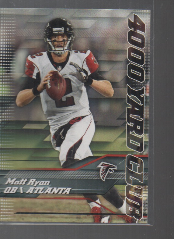 MATT RYAN  2014 TOPPS 4000 YARD CLUB CARD #2