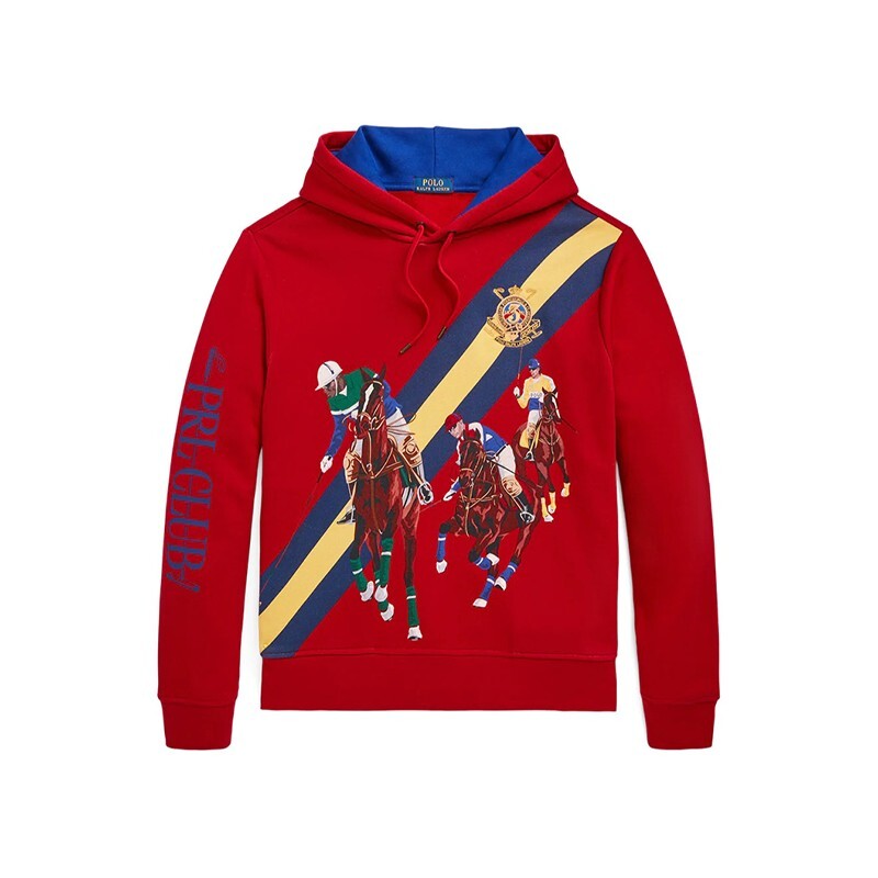 Polo Ralph Lauren Heritage Fleece (Red) Polo Match Print Fleece