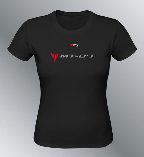 SUPER PROMO -50% Tee shirt MT07 femme moto MT-07 - Picture 2 of 3