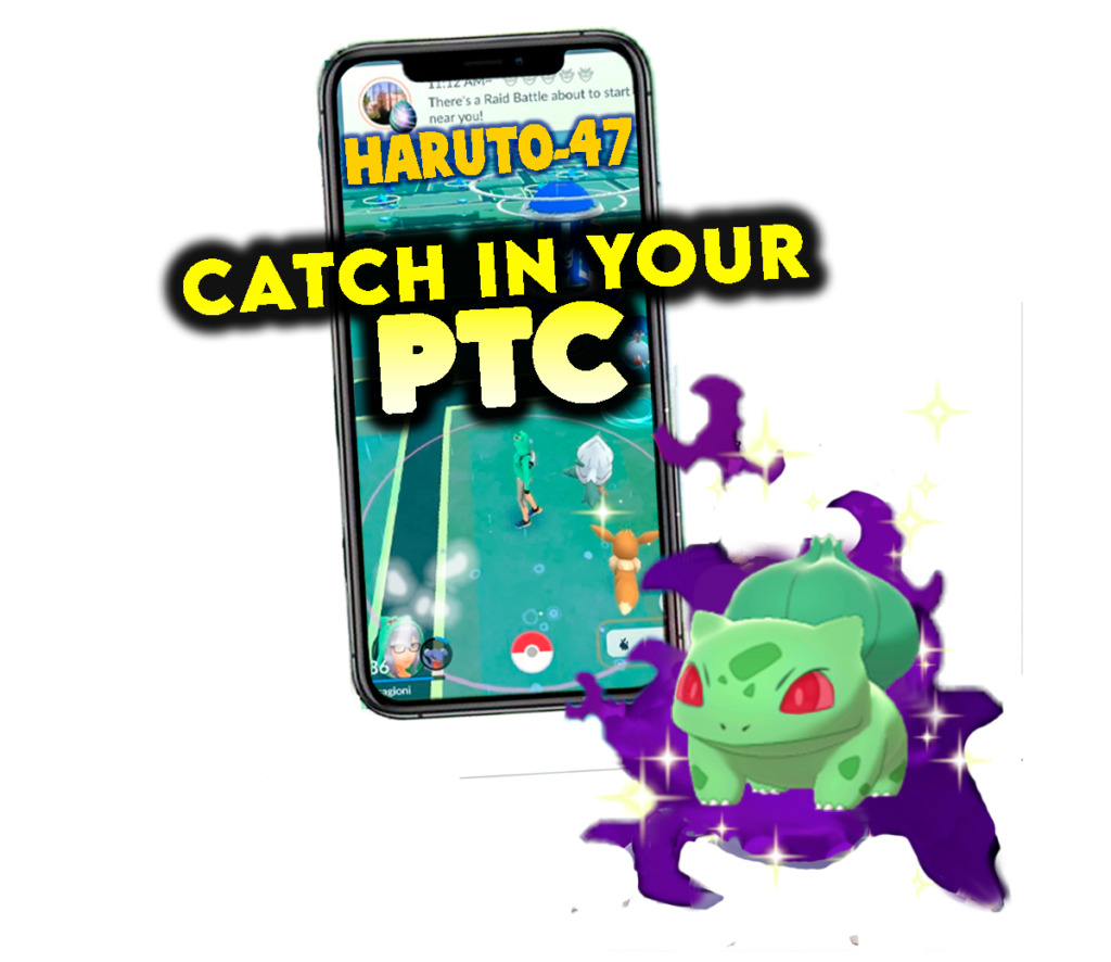 Pokemon Shiny Bulbasaur Shadow Catch in your P T C