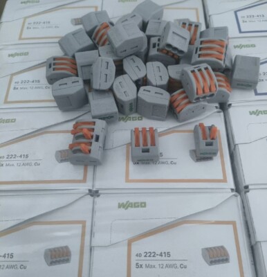 40pcs WAGO Wiring Terminals  222-415