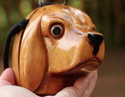 TIMIDE ティミッドゥ イヌ ポーチ レディース AUTHENTIC TIMMY WOODS DACHSHUND DOG HEAD HAND CARVED BAG CLUTCH