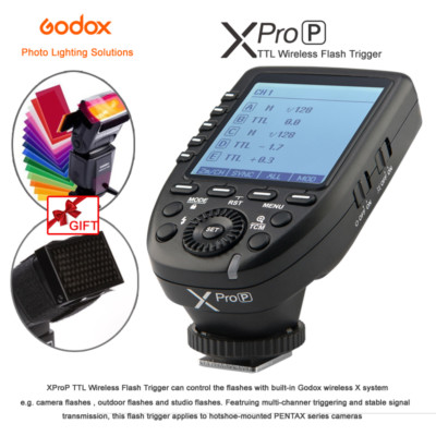 Godox XPro-P TTL Wireless Flash Trigger for Pentax K1 K70 K50 K3II KS2 KP Camera