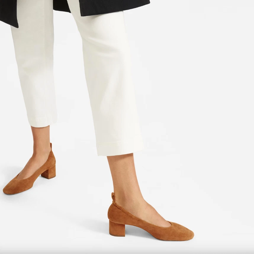 Everlane day heel best sale cognac