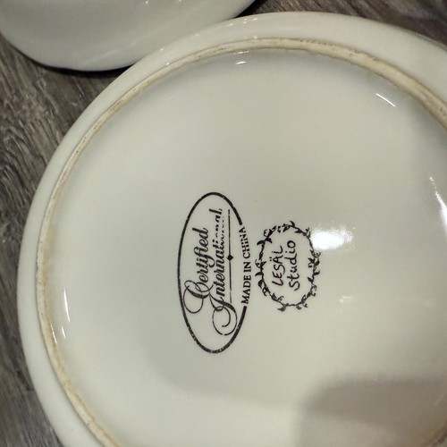 Set Of 2 Certified International LESAL STUDIO 8.25" Replacement Bowls Beautiful - Picture 3 of 5