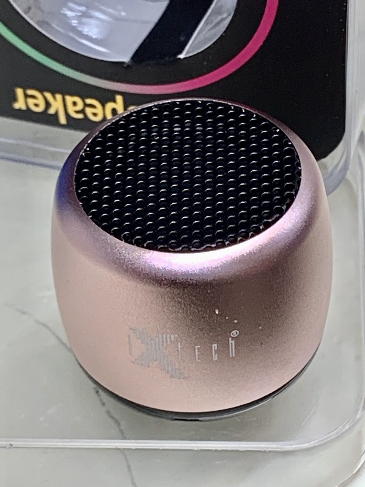 Mini Bluetooth Speaker Rechargeable Wireless Stereo 2-3 Hour Playtime for Selfies-image