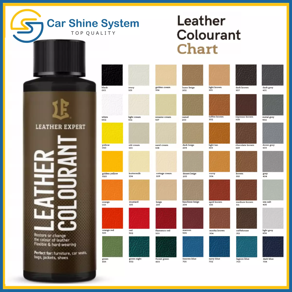 Leather Repair Paint Colourant Leather Dye For Restoring Colour to