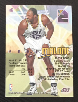 1995-96 Stadium Club - X-2 #X6 Karl Malone - Utah Jazz - HOF | eBay