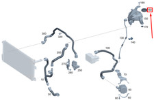 Bouchon de vase d'expansion MERCEDES-BENZ EQS V297 A2975005100