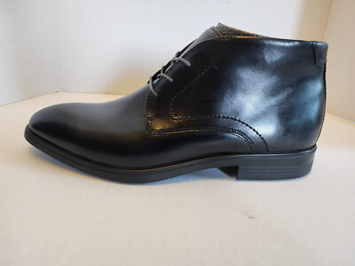Ecco Men Melbourne Boots Shoes Men s US 10.5 EU 44 Black New