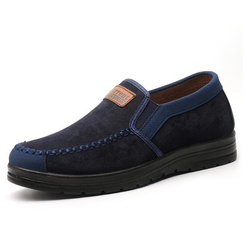 MENS LEATHER SLIP ON WALKING SHOES DRIVING MOCCASIN COMFORT CASUAL TRAINERS SIZE - Picture 74 of 78