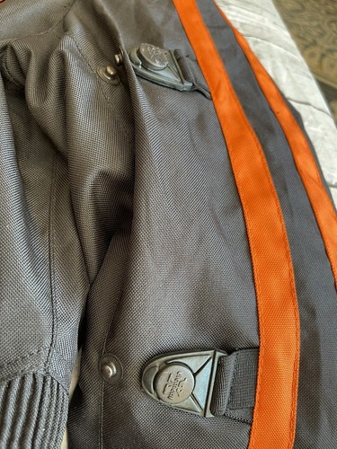 Xelement Motorcycle Jacket Sz XL Women? Black/Orange As Is Outer Jacket ONLY - Picture 12 of 14