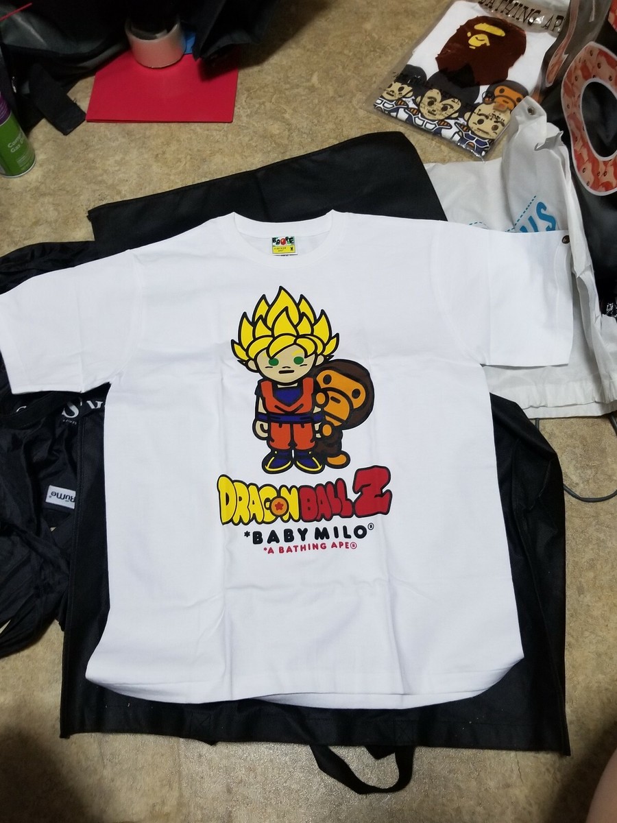 Brand New Bape Dragon Ball Z Super Saiyan Goku Sz M Men
