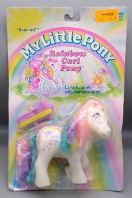 1989 vintage Hasbro MY LITTLE PONY Rainbow Curl RAINCURL Sealed