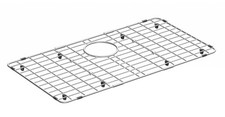 Kitchen Sink Grid and Sink Protector, Stainless Steel Sink Grate with Rear Dr...