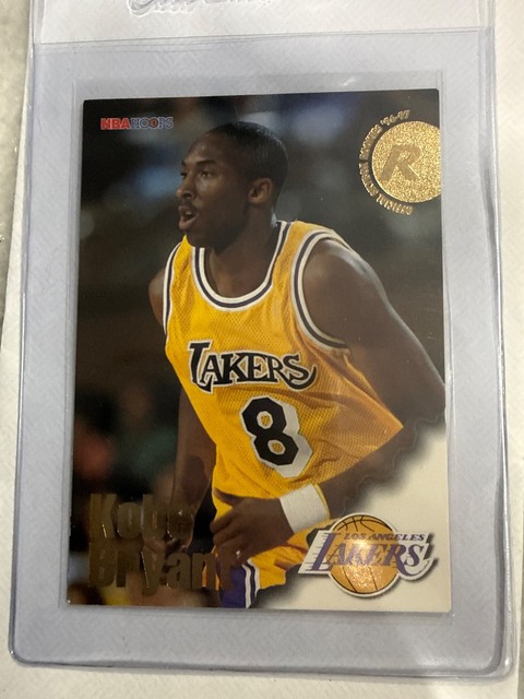 1996-97 Nba Hoops Los Angeles Lakers Team Sheet - Kobe Bryant Singles (RC)