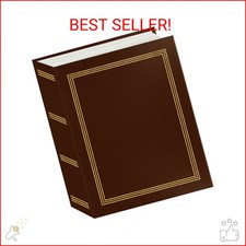 Mini-Max Photo 100 Pocket 4x6 Photo Album, Brown