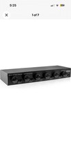 Pyle 6 Channel High Power Stereo Speaker Selector with Volume Control - Black