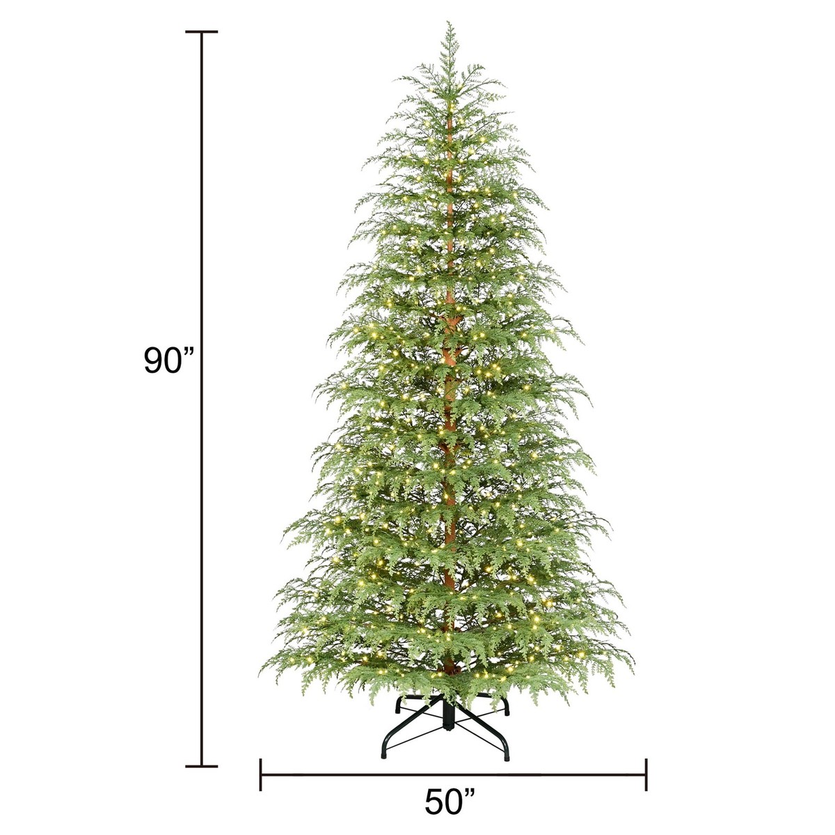 My Texas House 342T24008 7.5ft Cypress Pre-Lit Artificial