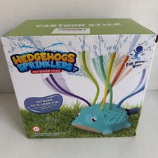 Kids Water Sprinkler Toy, 360 Outdoor Splash Hedgehogs Sprinkler
