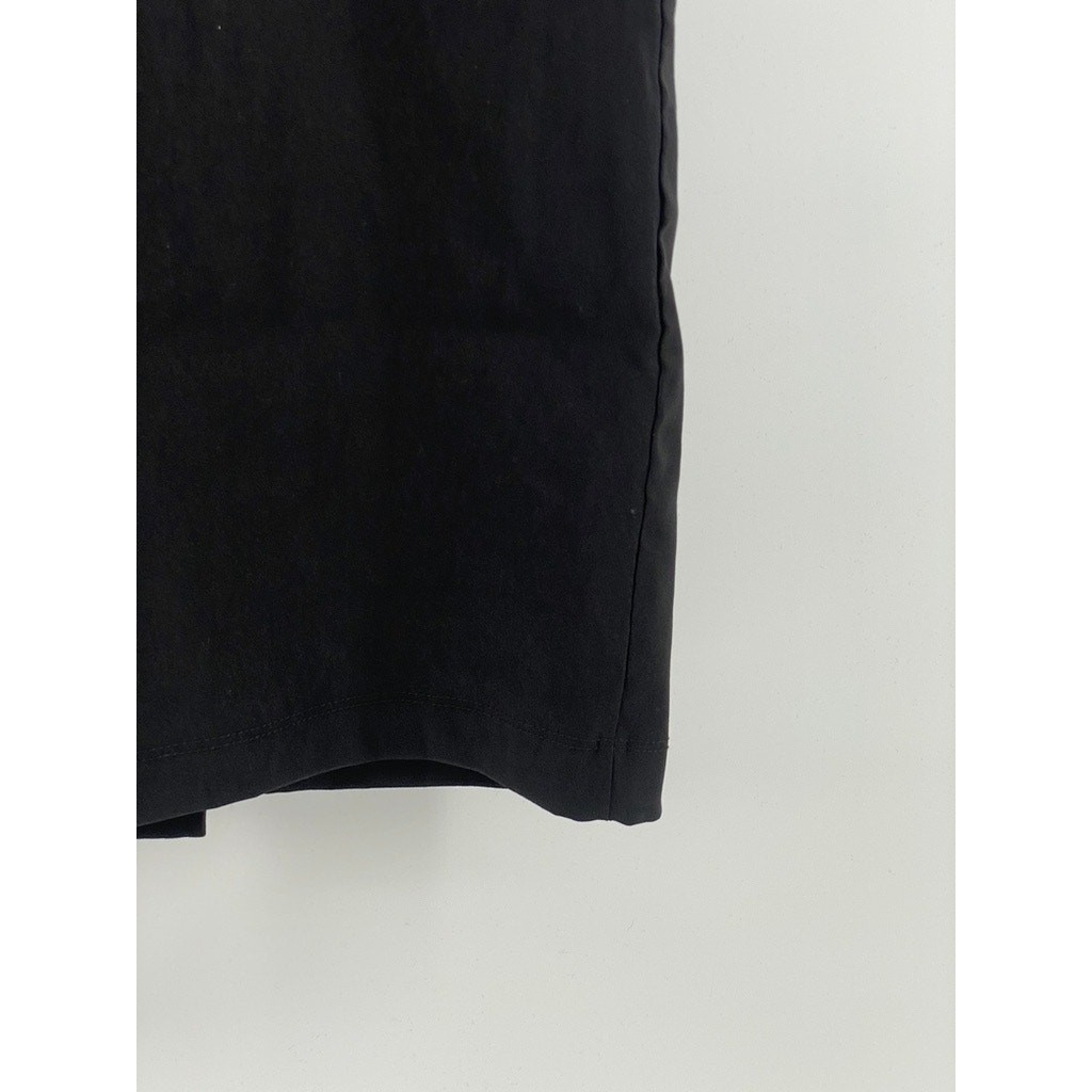 IRIS Women's Black Solid Straight Knee Length Pen… - image 5