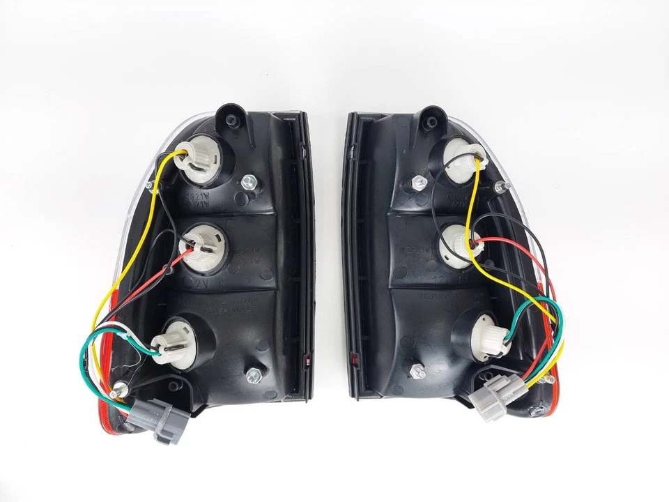 Pair Tail Light Rear Lamp For Mitsubishi Triton Ute 2001-06 W/ Wiring - image 3 of 4