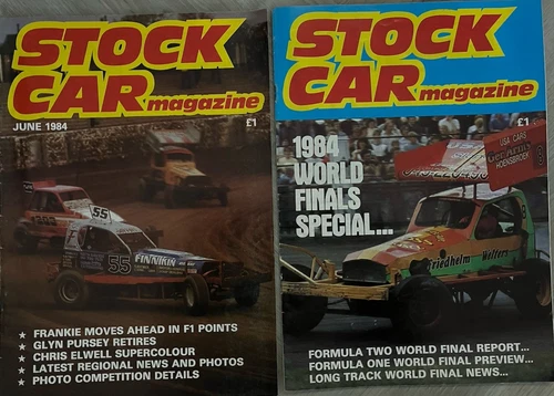 Stock Car Magazine. 1984. 2 Issues. BriSCA F1 & F2